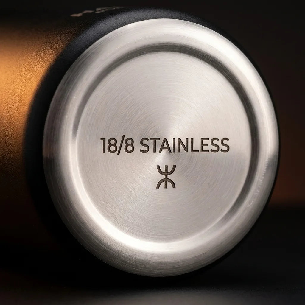 18/8 STAINLESS etched into the base